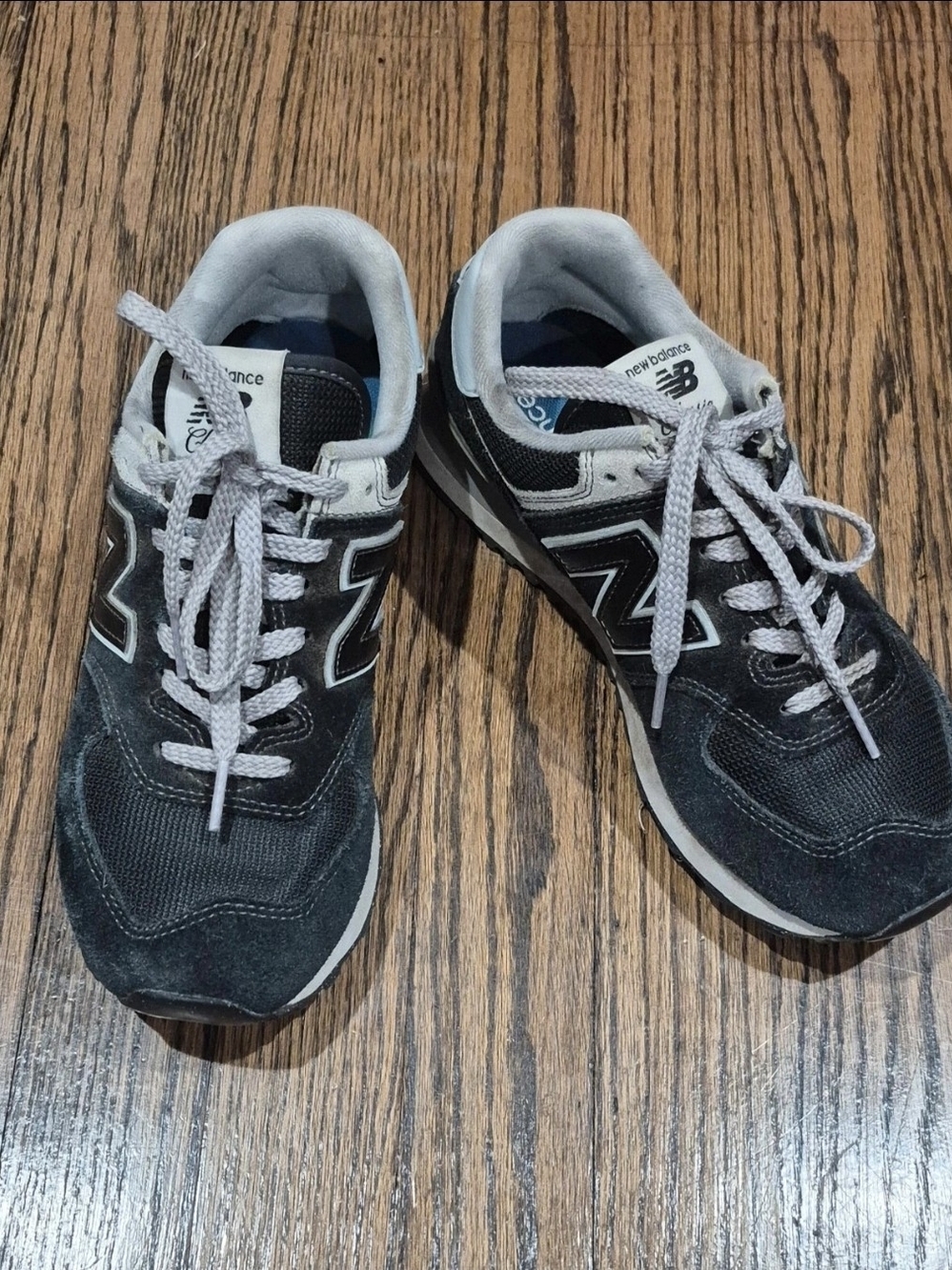 New Balance Black & White Athletic Sneakers